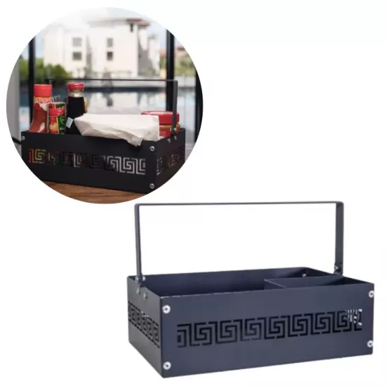Zuri Steel Textured Grey Multipurpose Table Caddy, TCT1GR Shop quality Zuri Steel Textured Grey Multipurpose Table Caddy in Kenya from vituzote.com Shop in-store or online and get countrywide delivery!