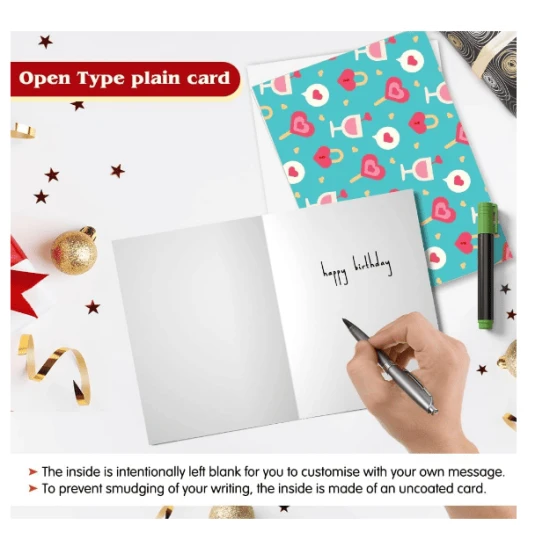 Papa Prints Assorted Blank Note Cards & Envelopes – 148 × 105 mm (Sold Per Piece)