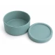 VZ-Large Round Silicone Microwave Bowl – Food-Grade Leakproof Bento Container for Office, School & Picnic[ Teal]-700ml