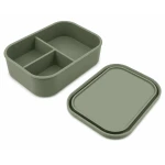 VZ Partitioned Microwave Silicone Lunch Box (Green)- 1000ml