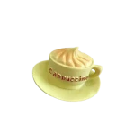 VZ Fridge Magnet, Cappuccino Cup, 4 cm