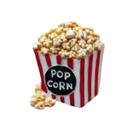 VZ Fridge Magnet, Miniature Popcorn, 5 cm