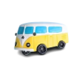 VZ Fridge Magnet, Miniature School Buswith a small dent, 4 cm