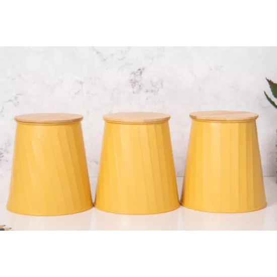 Kitchen Craft Storage Canisters Set of 3, 1 Litre, Yellow, KCTCSSETYEL Shop quality Kitchen Craft Storage Canisters Set of 3, 1 Litre, Yellow in Kenya from vituzote.com Shop in-store or online and get countrywide delivery!
