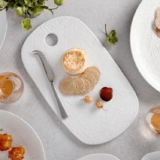 Maxwell & Williams Panama White Cheese Platter, 40cm