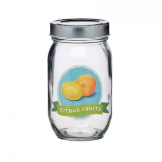 Home Made Glass Jar 480ml - Assorted 