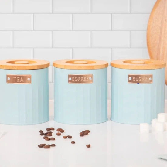 Shop quality Kitchen Craft Tea, Coffee and Sugar Canisters Set of 3, 1 Litre, Light Blue in Kenya from vituzote.com Shop in-store or online and get countrywide delivery!