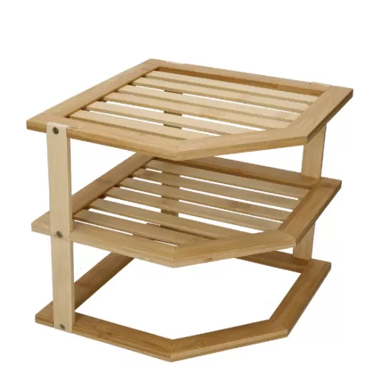 Copco Bamboo 3-Tier Kitchen Corner Storage Shelf, COP3TIERCORBAM Shop quality Copco Bamboo 3-Tier Kitchen Corner Storage Shelf in Kenya from vituzote.com Shop in-store or online and get countrywide delivery!