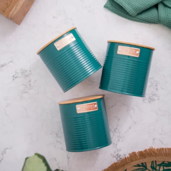 Kitchen Craft Tea, Coffee and Sugar Canisters Set of 3, 1 Litre, Teal, KCTCSSETTEAL Shop quality Kitchen Craft Tea, Coffee and Sugar Canisters Set of 3, 1 Litre, Teal in Kenya from vituzote.com Shop in-store or online and get countrywide delivery!