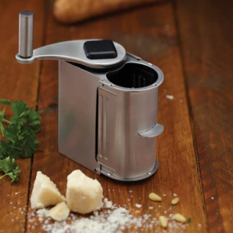 World of Flavours Italian Stainless Steel Parmesan Grater