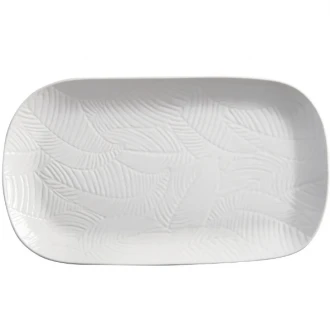 Maxwell & Williams Panama Oblong White Platter, 34cm