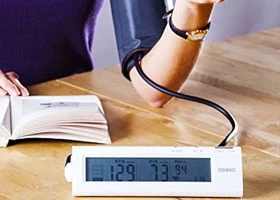 Blood pressure monitor for home health monitoring in Kenya — Duronic BPM400