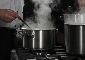 Commercial pots, pans, and cookware for hotel and restaurant kitchens in Kenya