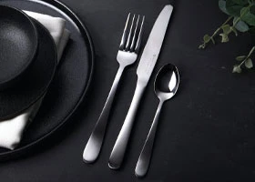 Professional cutlery and knives for hotel and restaurant table service in Kenya