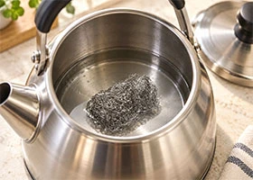 La Cafetiere stainless steel descaling ball — chemical-free kettle care in Kenya at Vituzote