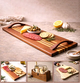 QP Hand Finished Wood - Made in Kenya