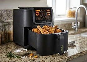 Different sizes of air fryers for home kitchens