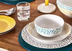 Dinner sets as gifts in Kenya