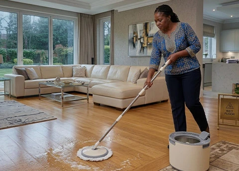 Spin mops and cleaning tools for rainy season floor care in Kenya — Easy Housewares at Vituzote
