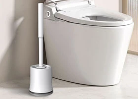 Bathroom cleaning tools in Kenya — toilet brushes, plungers and pedal bins at Vituzote