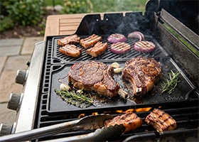 Outdoor barbecue setup Kenya