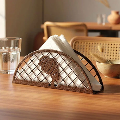 Zuri by KLI recycled steel wine and spirit holder made in Kenya